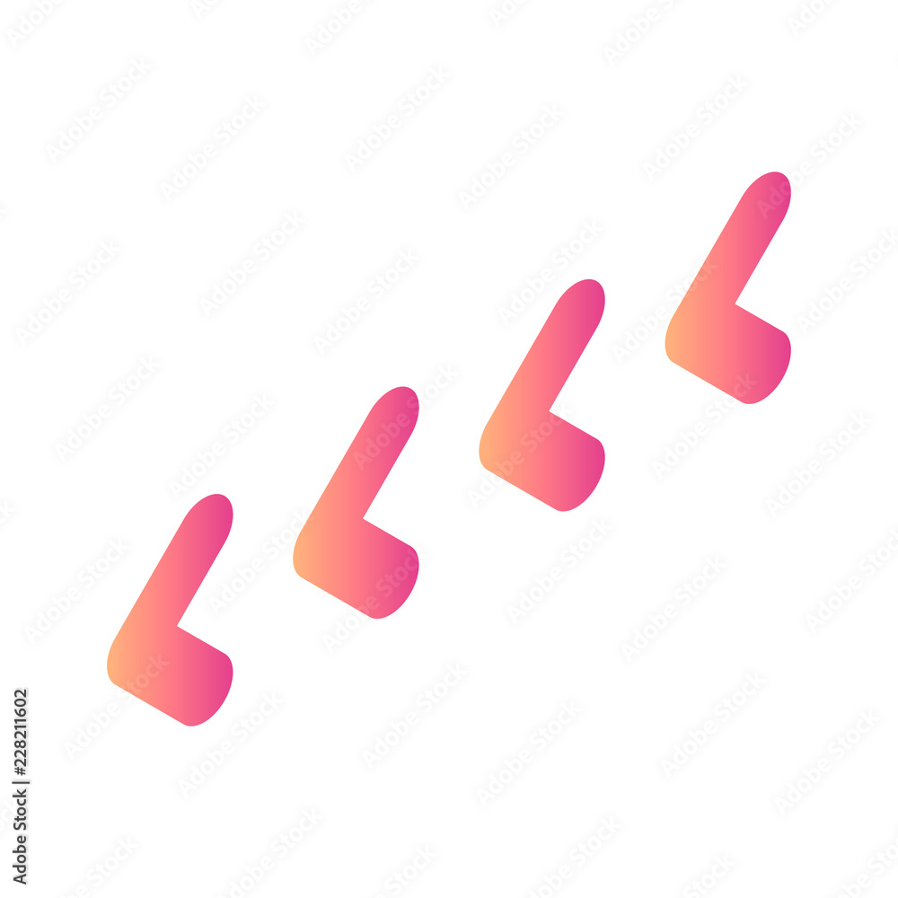 Poster sideway arrow icon. isometric of sideway arrow vector icon for web design isolated on white backgrou