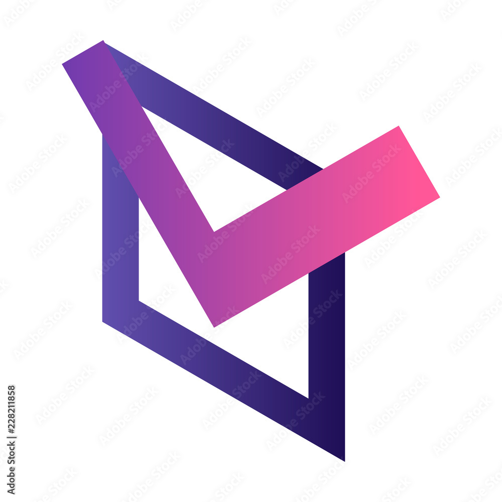 Poster yes mark icon. isometric of yes mark vector icon for web design isolated on white background