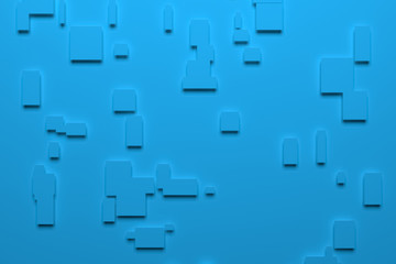 Background abstract with soft shadow, plain rectangle or square for design, graphic resource. Colorful 3D rendering.