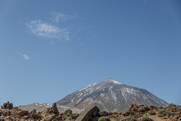 Nice view of the great Teide volcano, on the island of Tenerife
