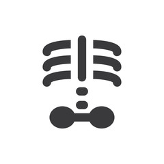 Skeleton vector icon