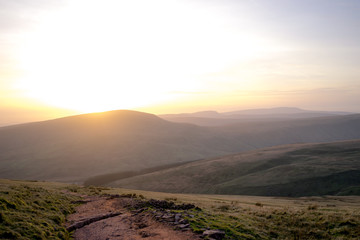 Sunset Brecon Beacons