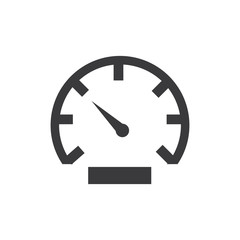 Speedometer vector icon