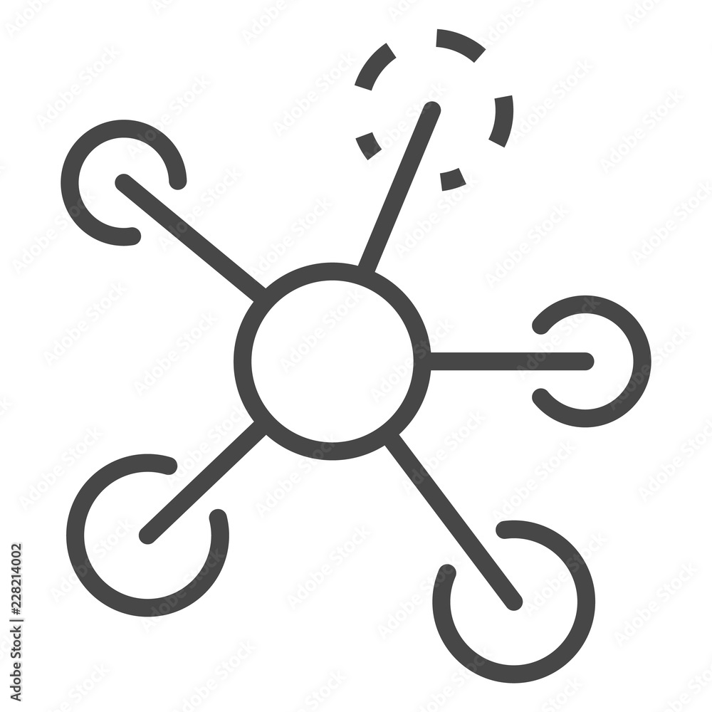 Poster concept molecule icon. outline concept molecule vector icon for web design isolated on white backgro