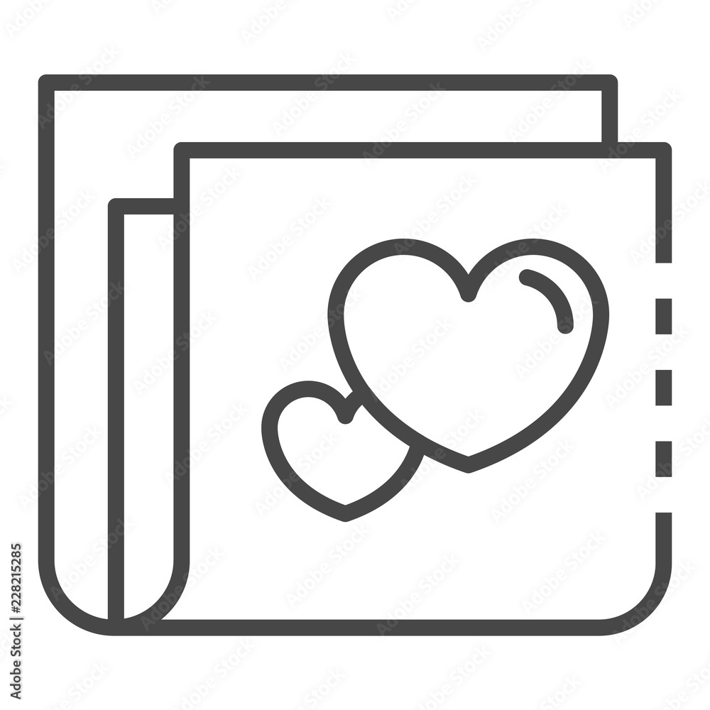 Poster like folder icon. outline like folder vector icon for web design isolated on white background