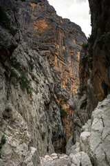 Gola Su Gorropu canyon, Sardinia, Italy - most important natural site in Sardinia.