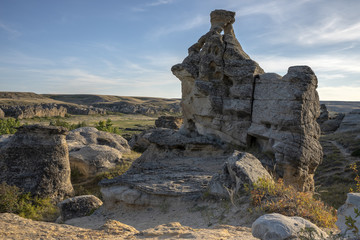 Writing on Stone Provincial Park Hoodoos