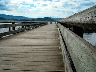 Obraz premium wood deck