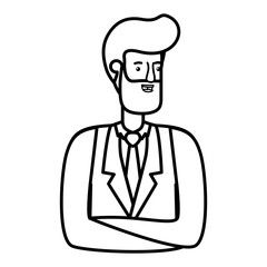 young businessman avatar character