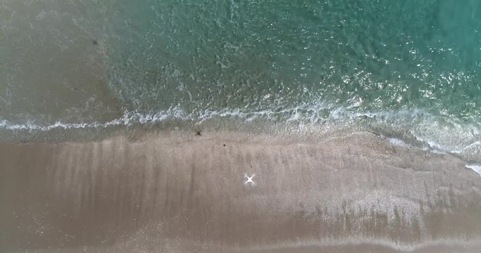 Aerial Footage of Drone and Shoreline in Juno Beach, Florida