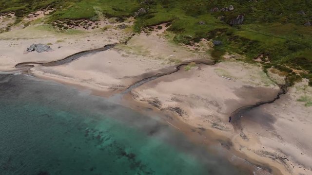 Melkarst&radic;&prod;a beach near a fishing village, St&radic;&prod;, located on the northern tip of the island of Lang&radic;&prod;ya, along the Gavlfjorden in the Vester&radic;&bull;len archipelago.
