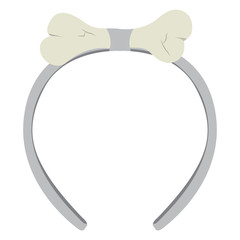 Fototapeta premium Isolated headband icon with a bone. Vector illustration design