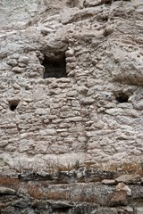 Camp Verde, Arizona, USA: Detail of the Montezuma Castle National Monument, built between approximately 1100 and 1425 AD by native peoples of the American southwest.