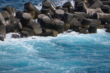 beaches water rocks lighthouse palm trees islands ropes 