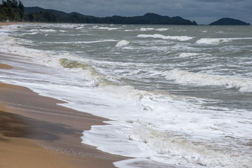 Waves on the coast