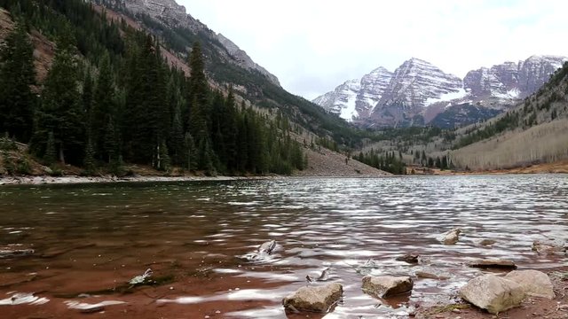 Maroon bells near aspen colorado recorded with a canon 6d in 2016.