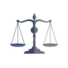 law firm and attorney icon and vector logo