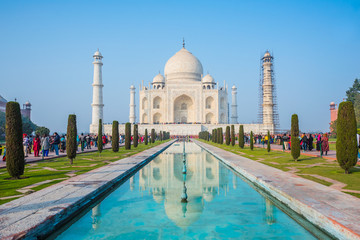 Fototapeta premium Taj mahal in agra india