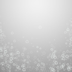 Soap bubbles abstract background. Blowing bubbles 