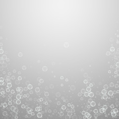Soap bubbles abstract background. Blowing bubbles 