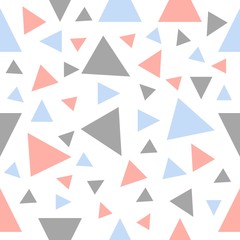 seamless pattern triangle seamless pattern flat design with clipping mask