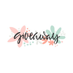 Giveaway banner for social media