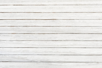 Obraz premium White wooden texture flooring background