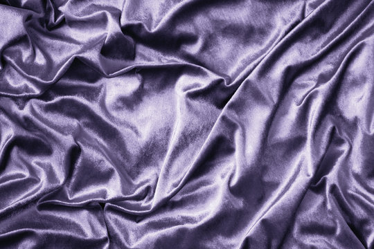 Purple Shiny Silk Fabric Texture