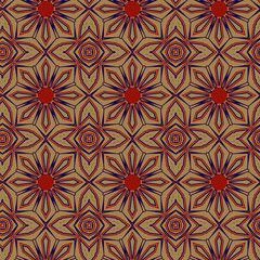 Seamless color pattern from lines of different thickness.