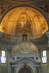 San Alessio Church, Internal View, Giardino degli Aranci, Rome, Italy
