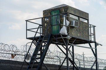 Deep South County Correctional Facility Jail Watchtower Texas Summer
