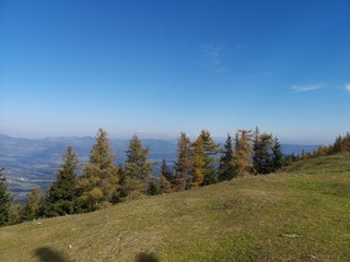 Schöckl, der Grazer Hausberg im Herbst