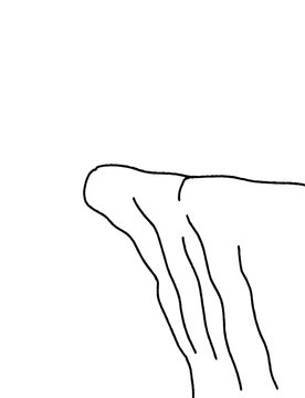 崖 白黒 線画 Stock イラスト Adobe Stock