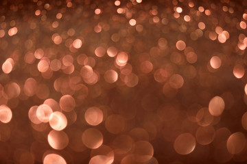 Christmas New Year Valentine Day Brown Glitter background. Holiday abstract texture fabric. Element, flash.