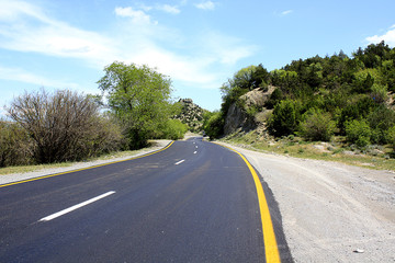 Fototapeta premium road in the mountains