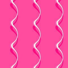 Seamless pattern background with multi-colored wavy lines.