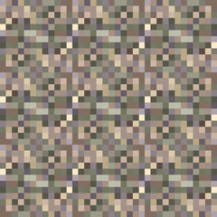 Seamless pattern background from a variety of multicolored squares.
