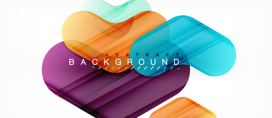 Colorful glossy arrows abstract background