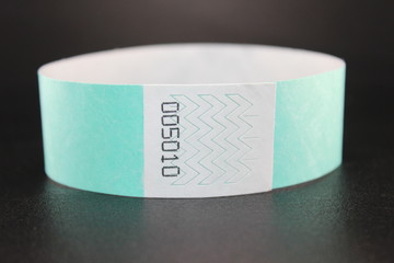 Light green wristband for hobbies