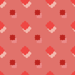 Seamless background pattern with colored varied squares.