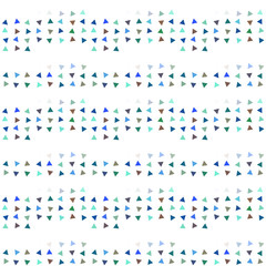 Abstract seamless pattern background with multi-colored varied triangles.