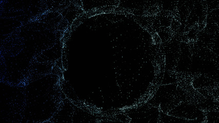 Colored different circles. Background of different sizes of circles of different shades of the same color.