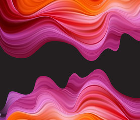 Abstract colorful vector background, color flow liquid wave for design brochure, website, flyer.