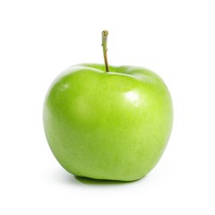 Green apple, isolated on white background