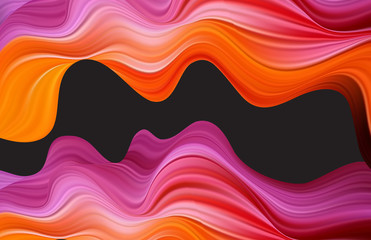 Abstract colorful vector background, color flow liquid wave for design brochure, website, flyer.
