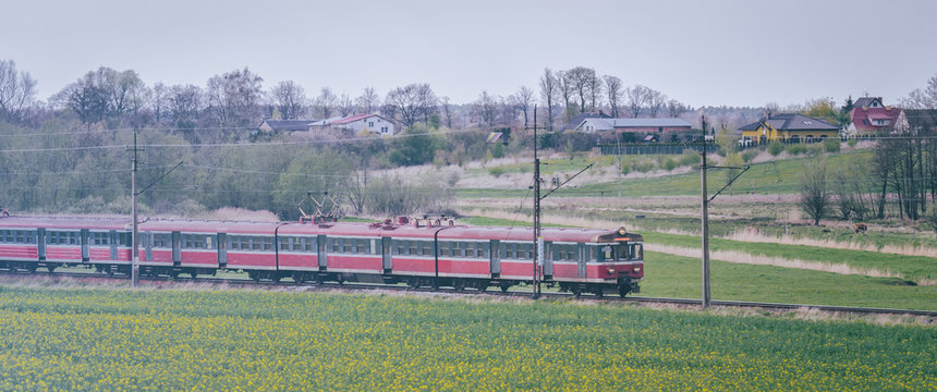 LOCAL TRAIN - Very old train on the trail