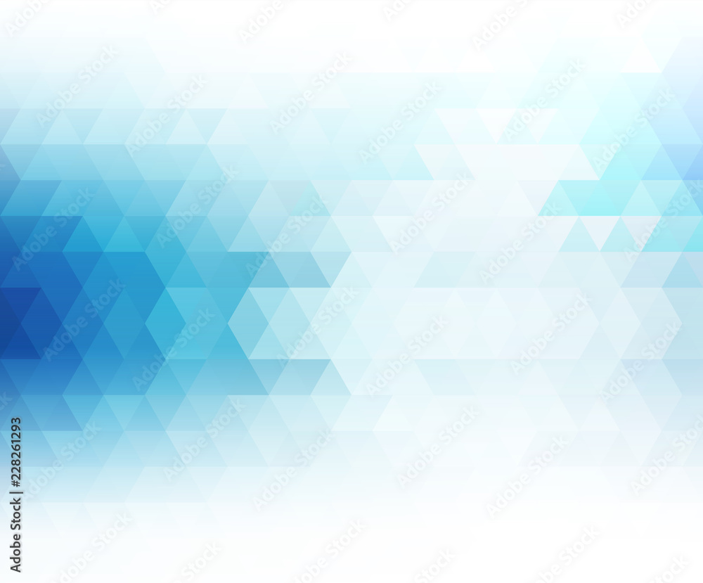 Poster Vector color abstract geometric banner with triangle.