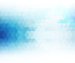 Obraz premium Vector color abstract geometric banner with triangle.