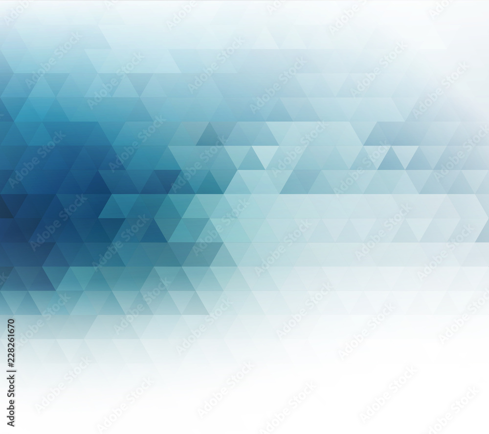 Poster Vector color abstract geometric banner with triangle.