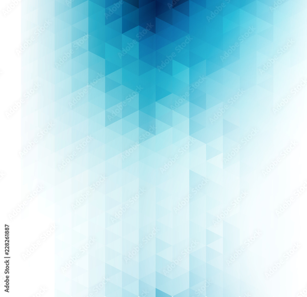 Poster Vector color abstract geometric banner with triangle.